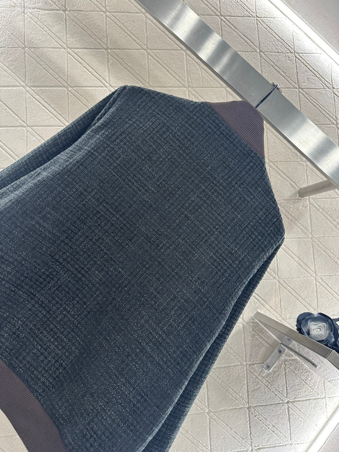 Knitted woolen jacket