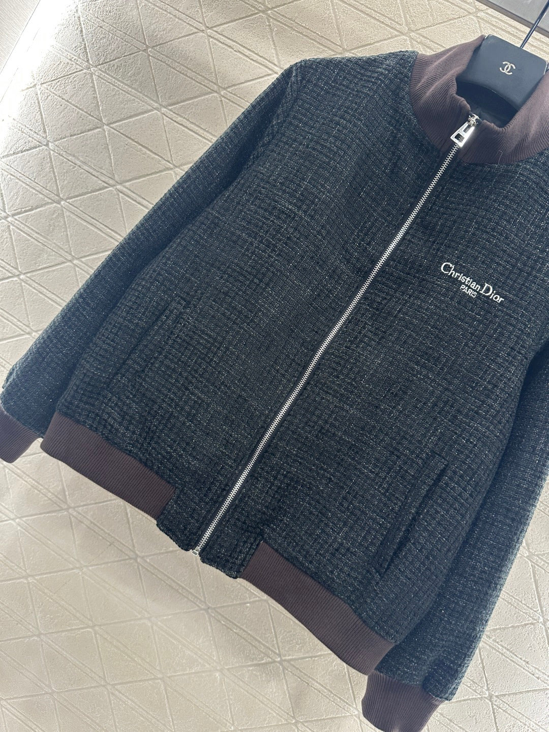 Knitted woolen jacket