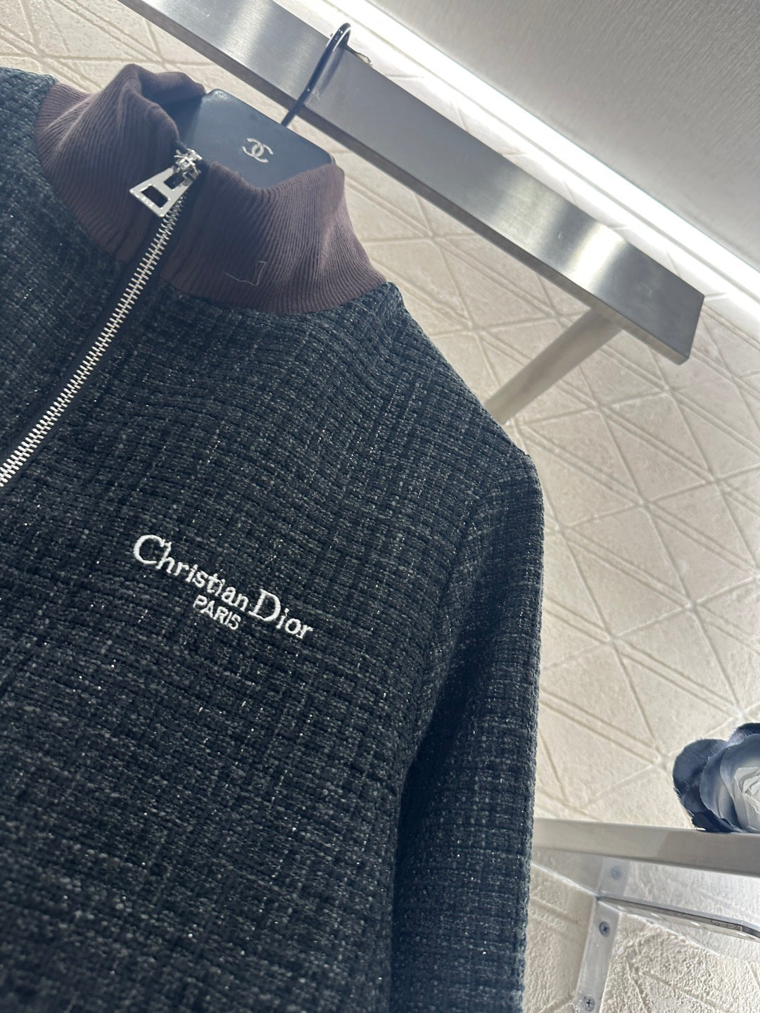 Knitted woolen jacket