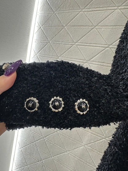 Stand collar woven mid length jacket