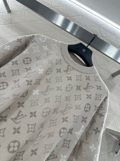 Alphabet Jacquard Knitted Short Sleeve