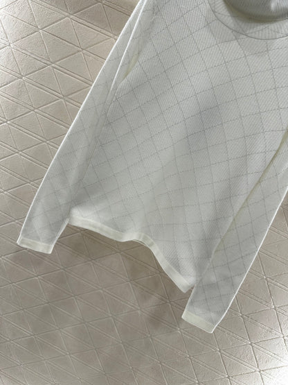 High neck knitted pullover sweater