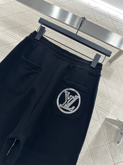 Hooded sequin logo set