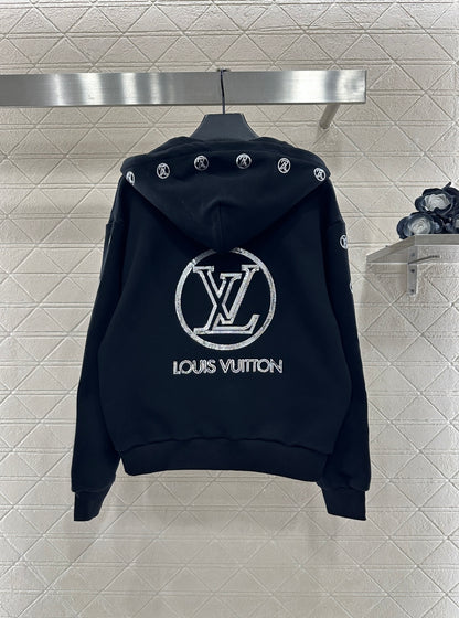 Hooded sequin logo set