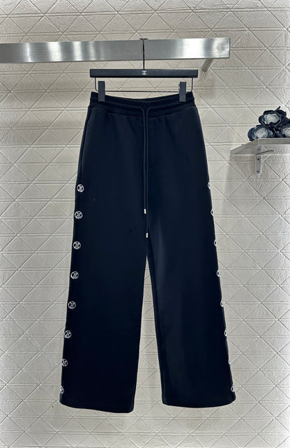 Hooded sequin logo set