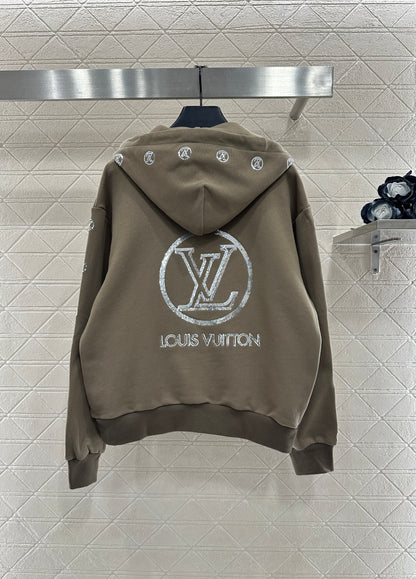 Hooded sequin logo set