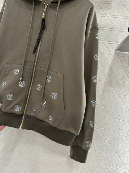 Hooded sequin logo set