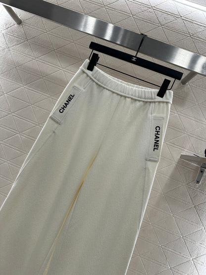 High waisted wide leg pants