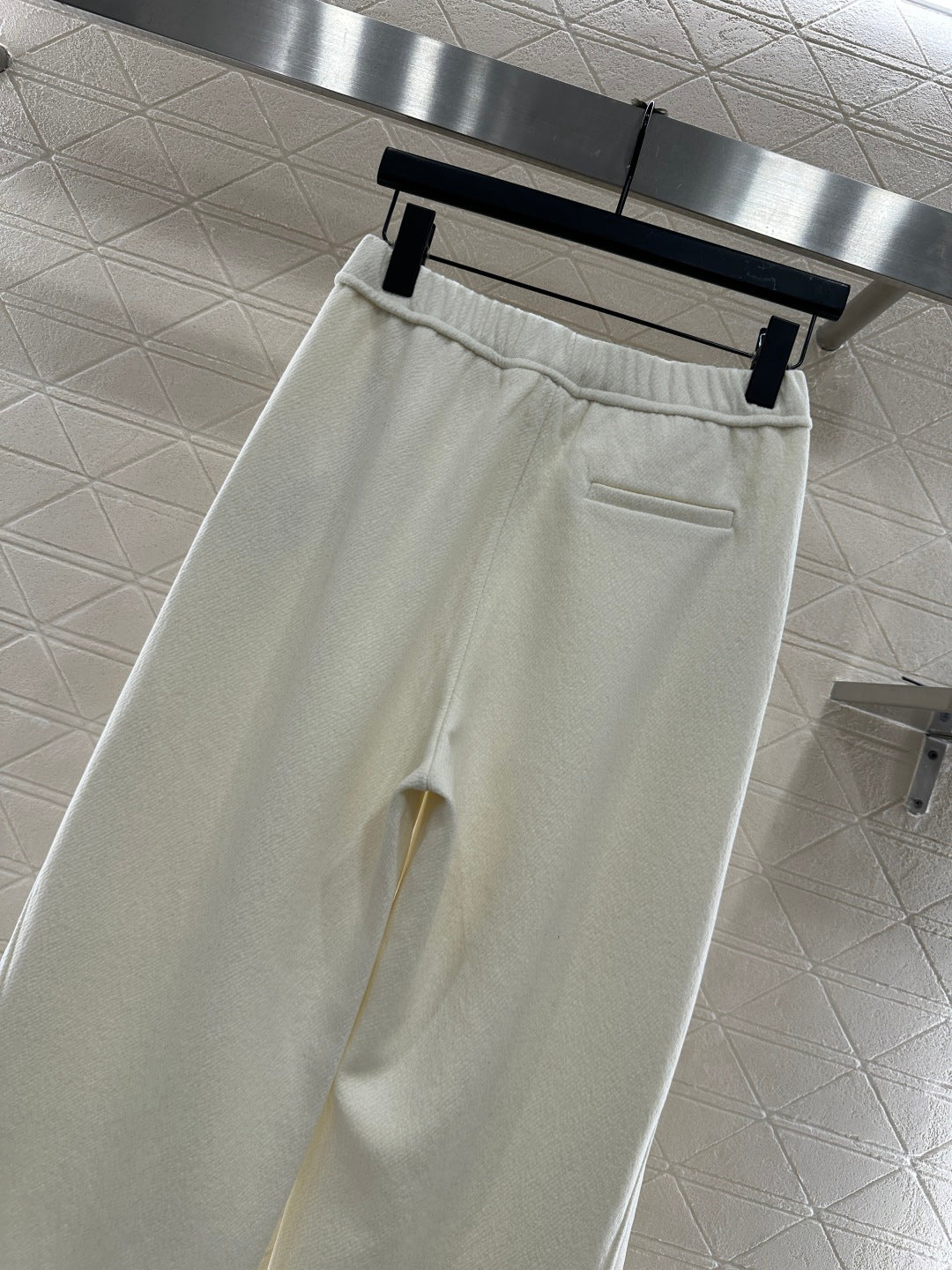 High waisted wide leg pants