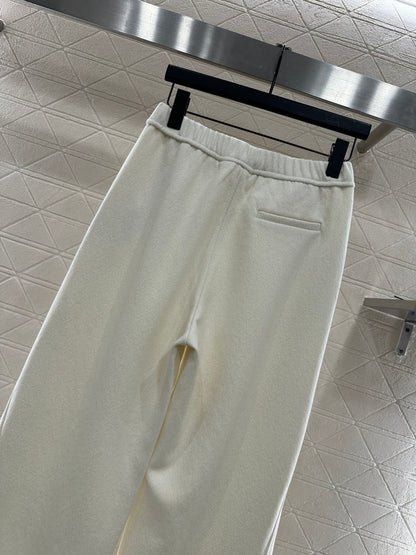 High waisted wide leg pants