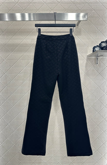 Jacquard down jacket and pants set