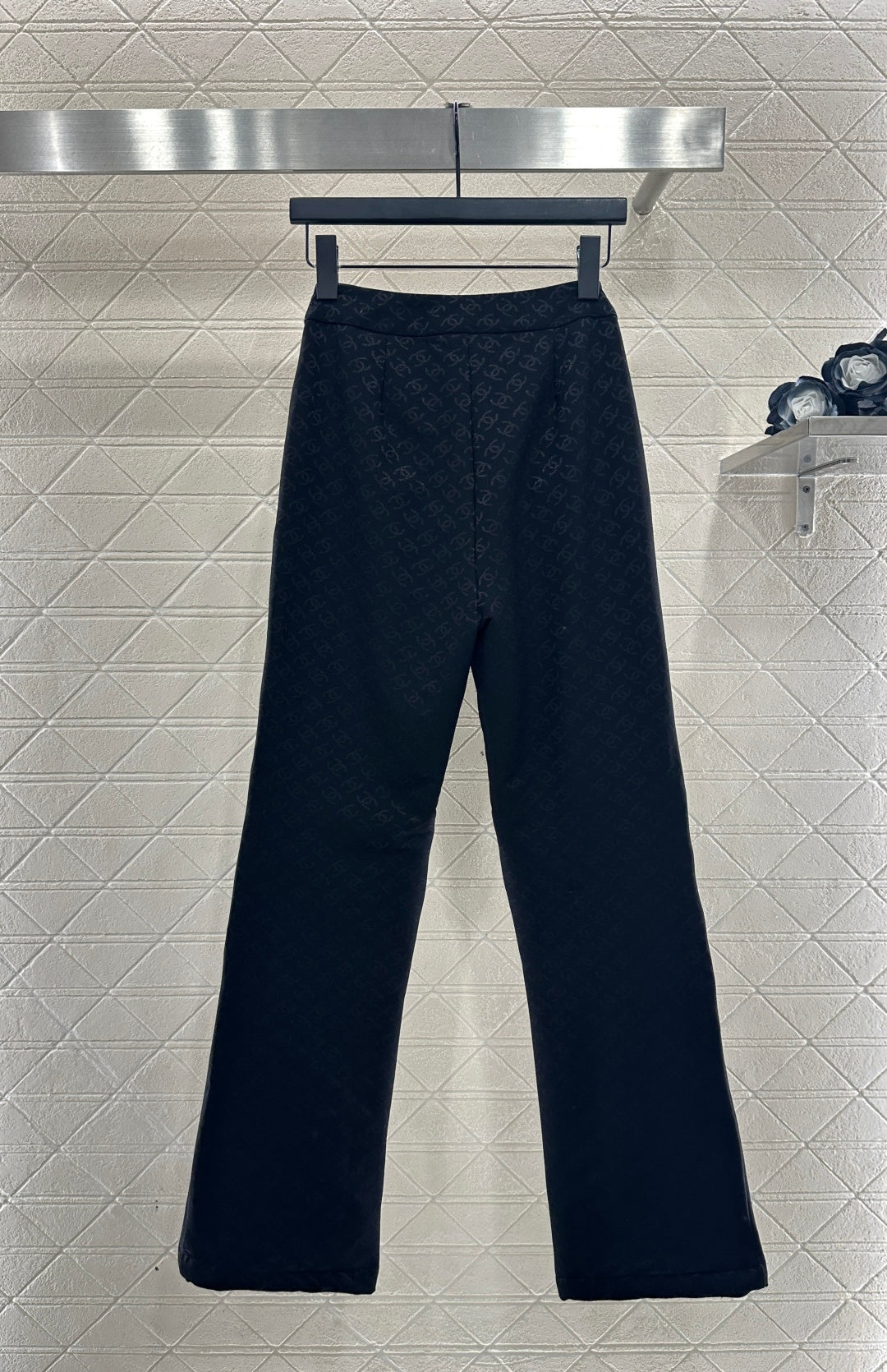 Jacquard down jacket and pants set