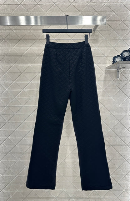 Jacquard down jacket and pants set