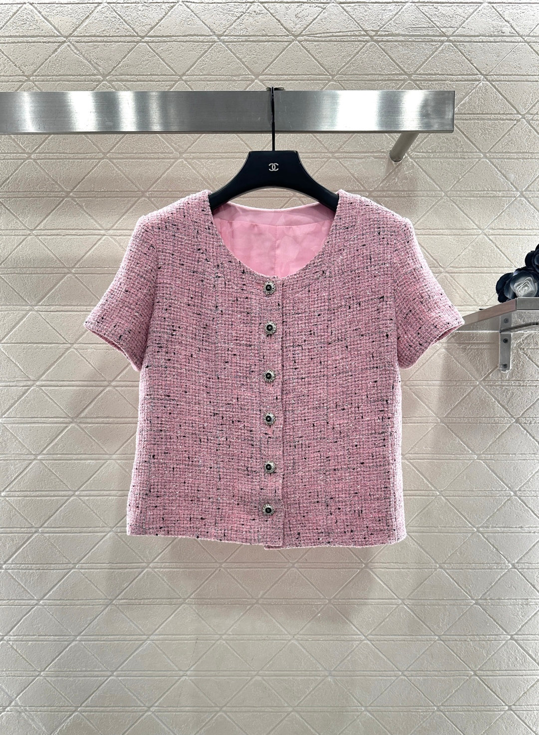 Round neck dress jacket