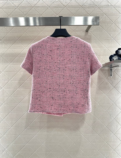 Round neck dress jacket