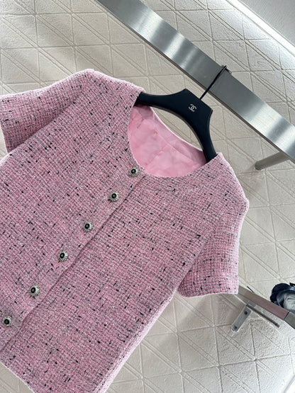 Round neck dress jacket