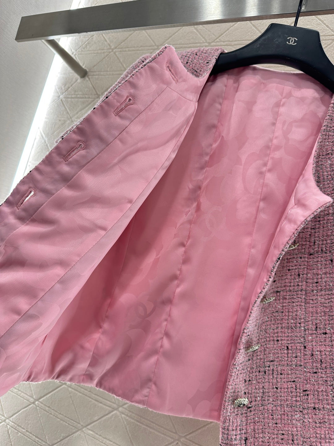 Round neck dress jacket