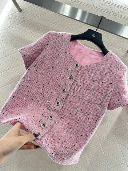 Round neck dress jacket