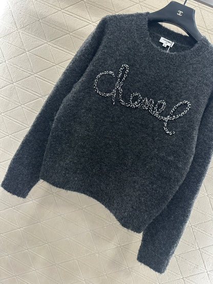 Order pearl crochet sweater