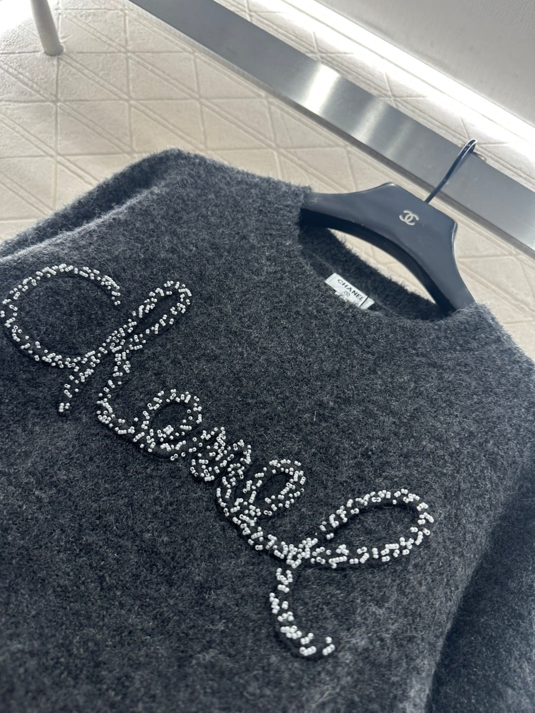 Order pearl crochet sweater