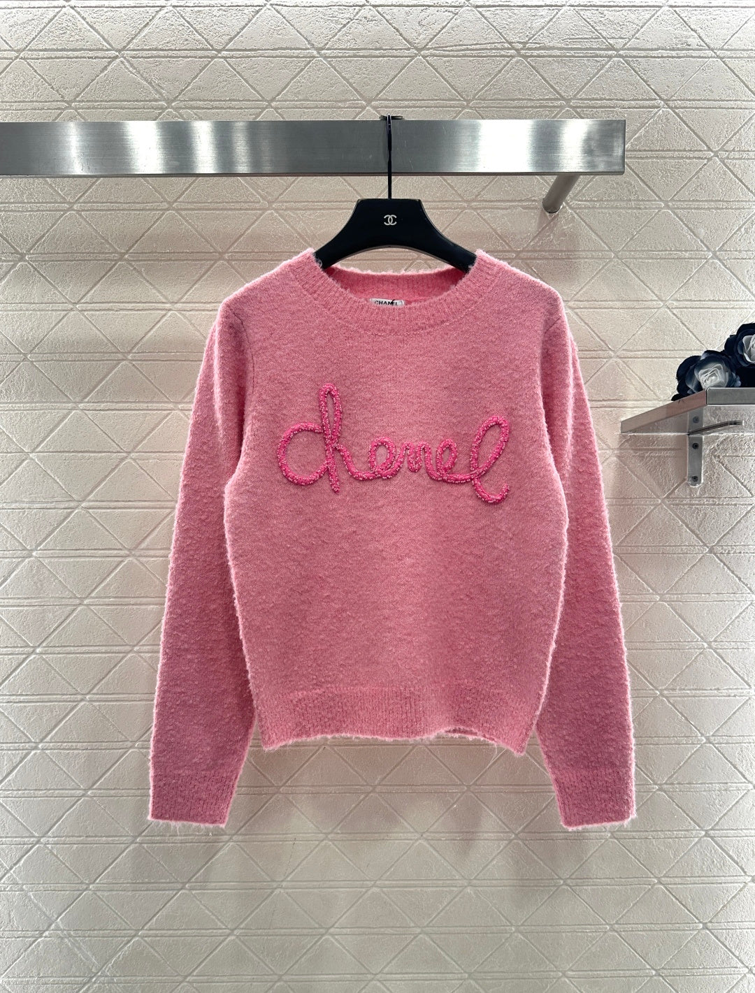 Order pearl crochet sweater