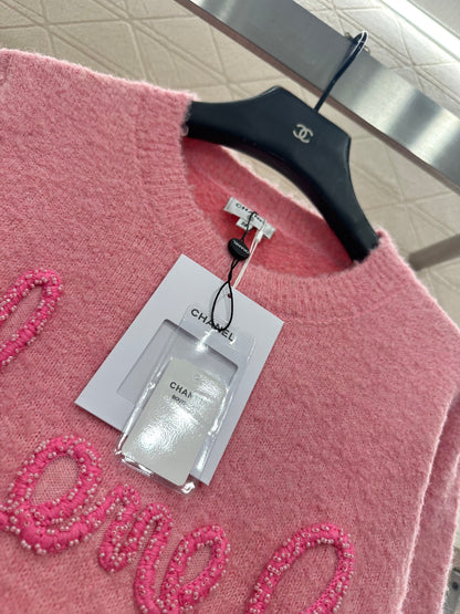 Order pearl crochet sweater