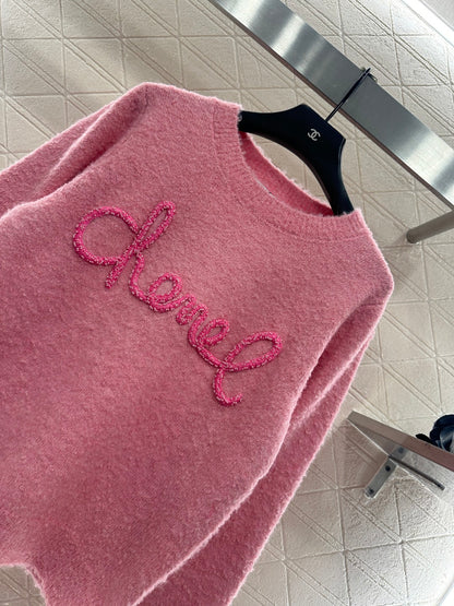 Order pearl crochet sweater