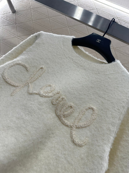 Order pearl crochet sweater