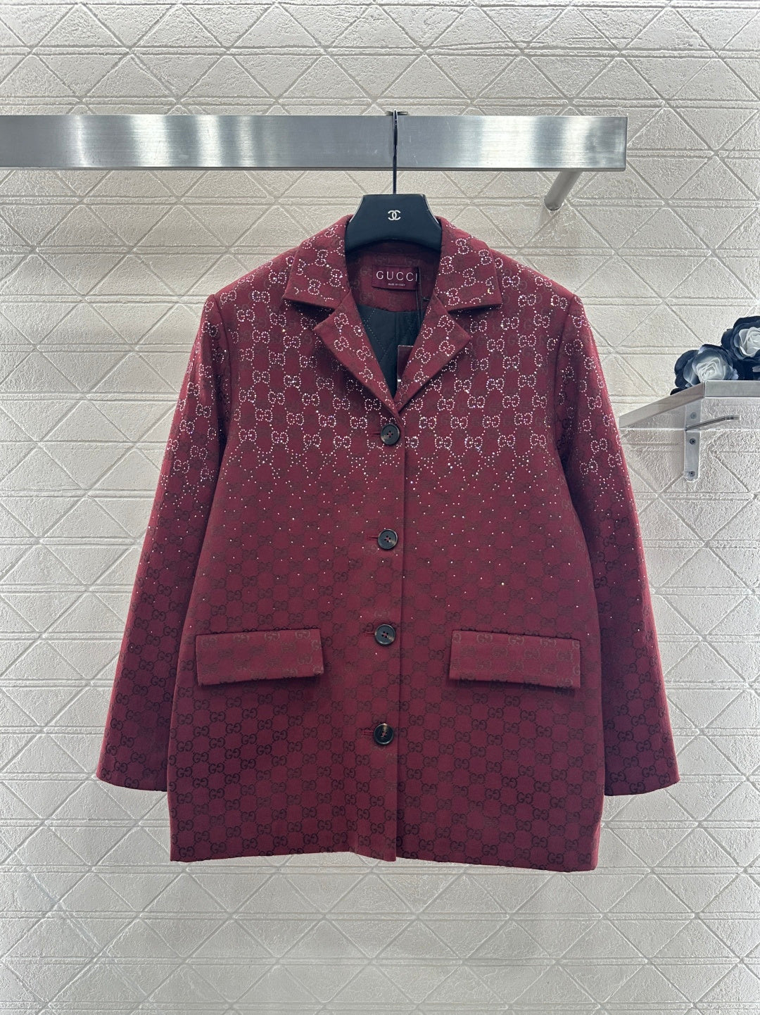 Heavy industry hot drilling cotton jacket