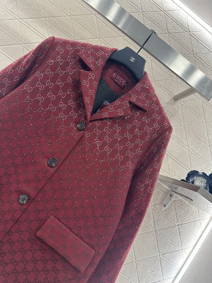 Heavy industry hot drilling cotton jacket