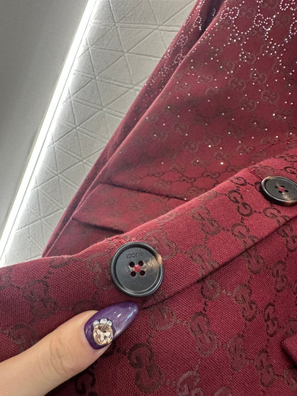 Heavy industry hot drilling cotton jacket