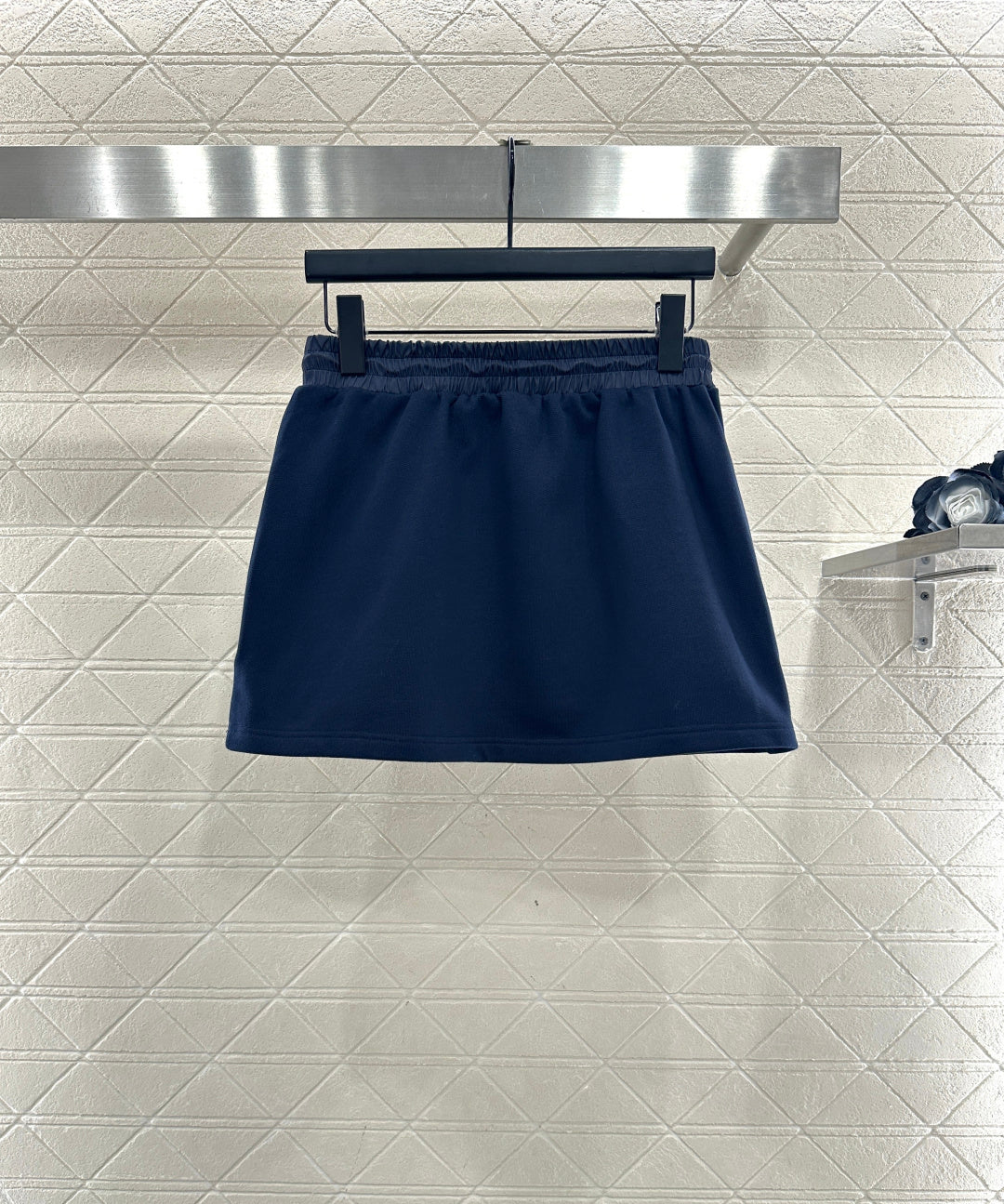 Zipper drawstring skirt