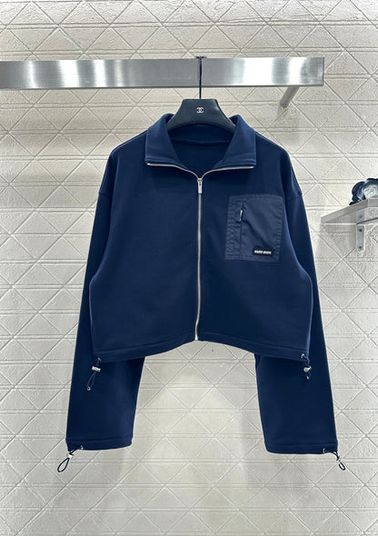 Zipper drawstring skirt