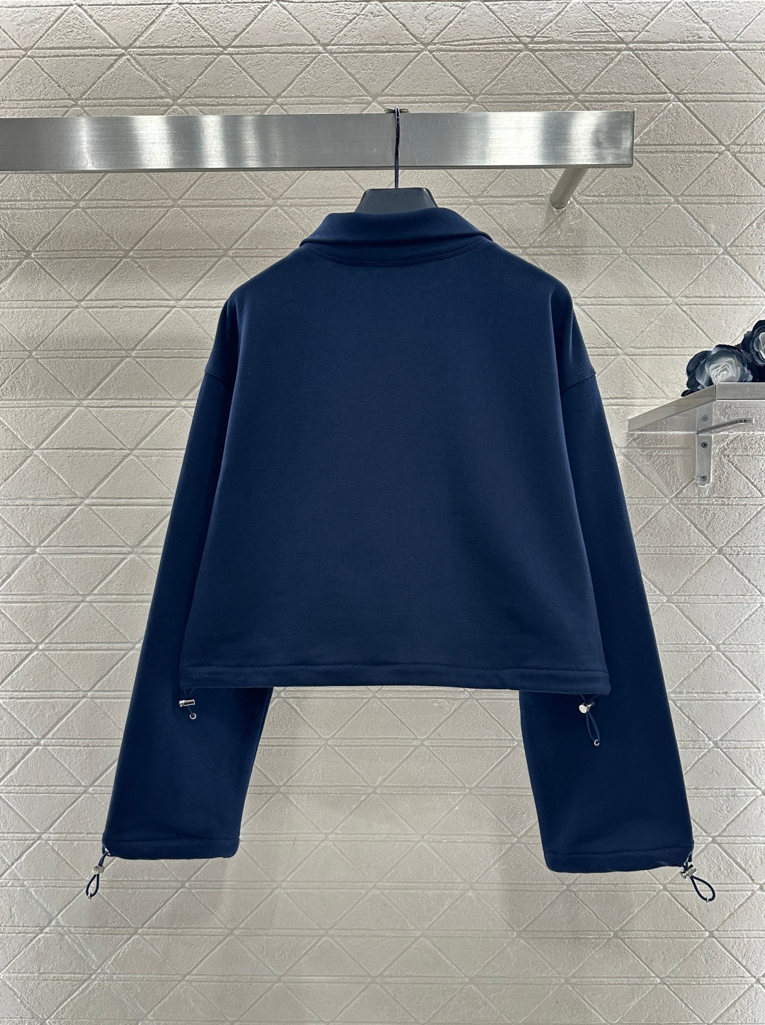 Zipper drawstring skirt