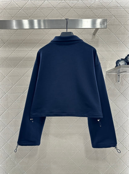 Zipper drawstring skirt