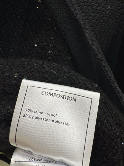 Two piece set of Xiaoxiangfeng woven half skirt and mesh long skirt