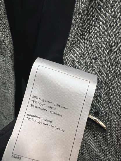 Double C patchwork embroidered suit jacket