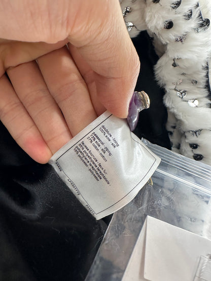 Stand up collar zipper fur cotton coat jacket