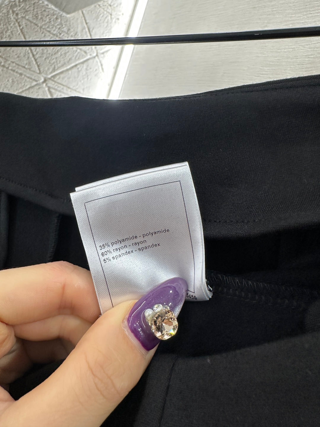 Micro zipper retro elastic pants