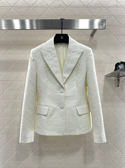 Shoulder suit half skirt set