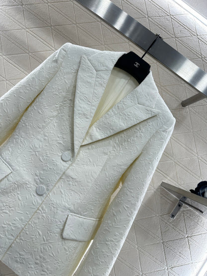 Shoulder suit half skirt set