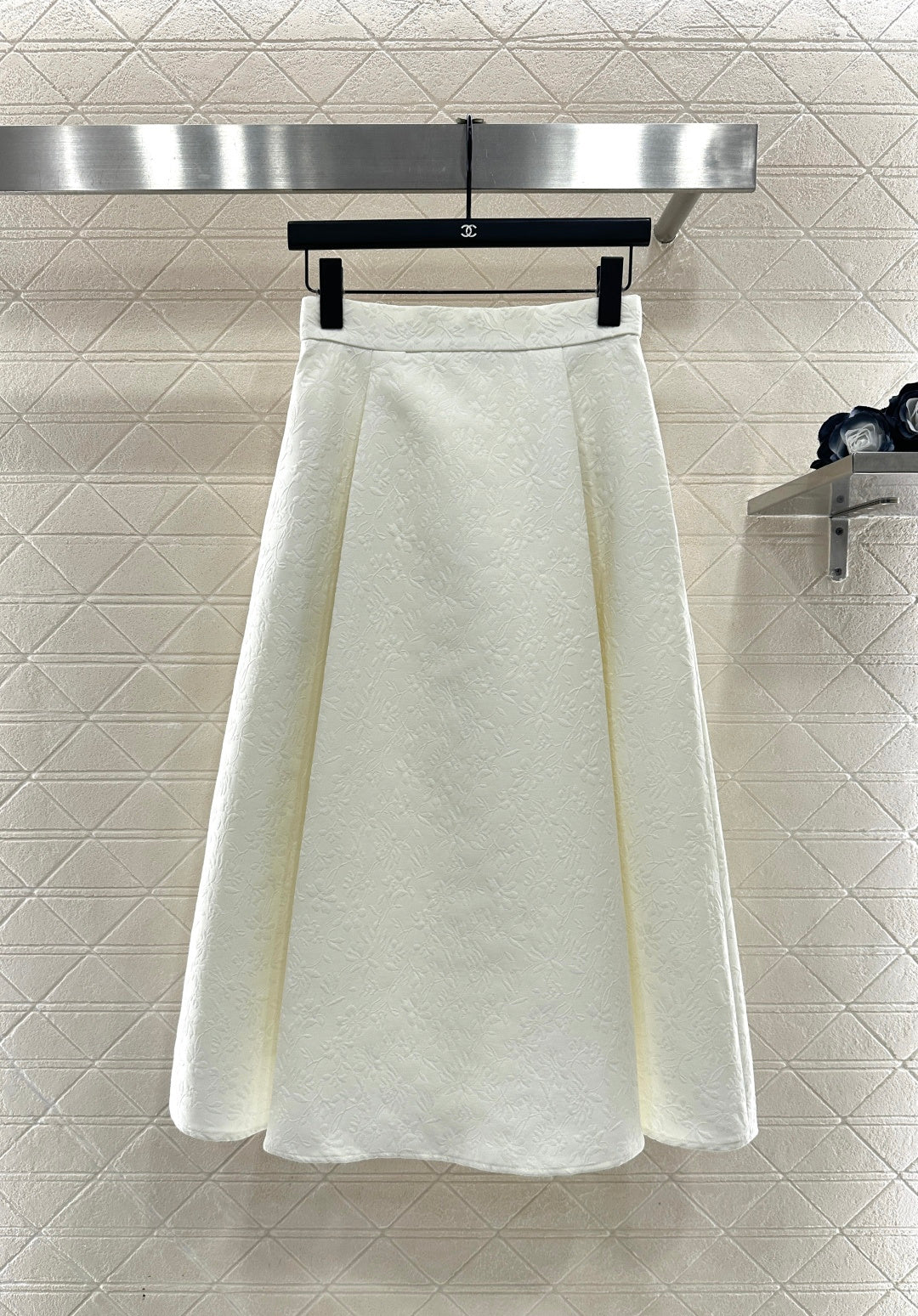 Shoulder suit half skirt set