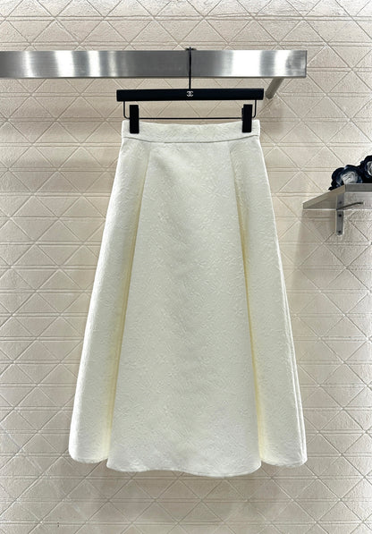 Shoulder suit half skirt set