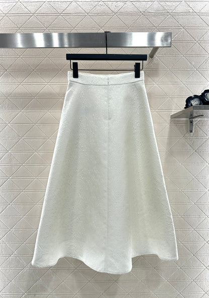 Shoulder suit half skirt set