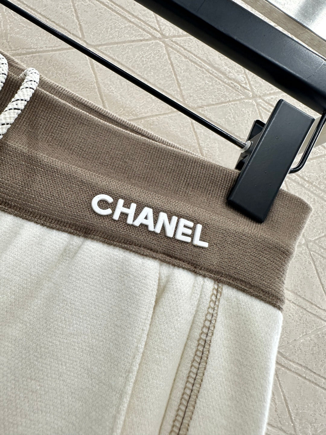 Drawstring wide leg pants