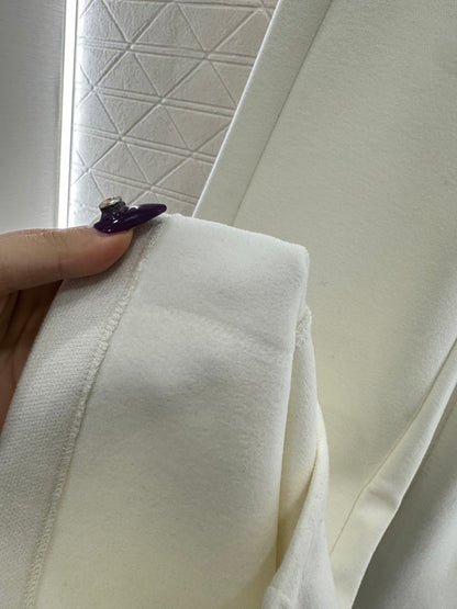 Drawstring wide leg pants