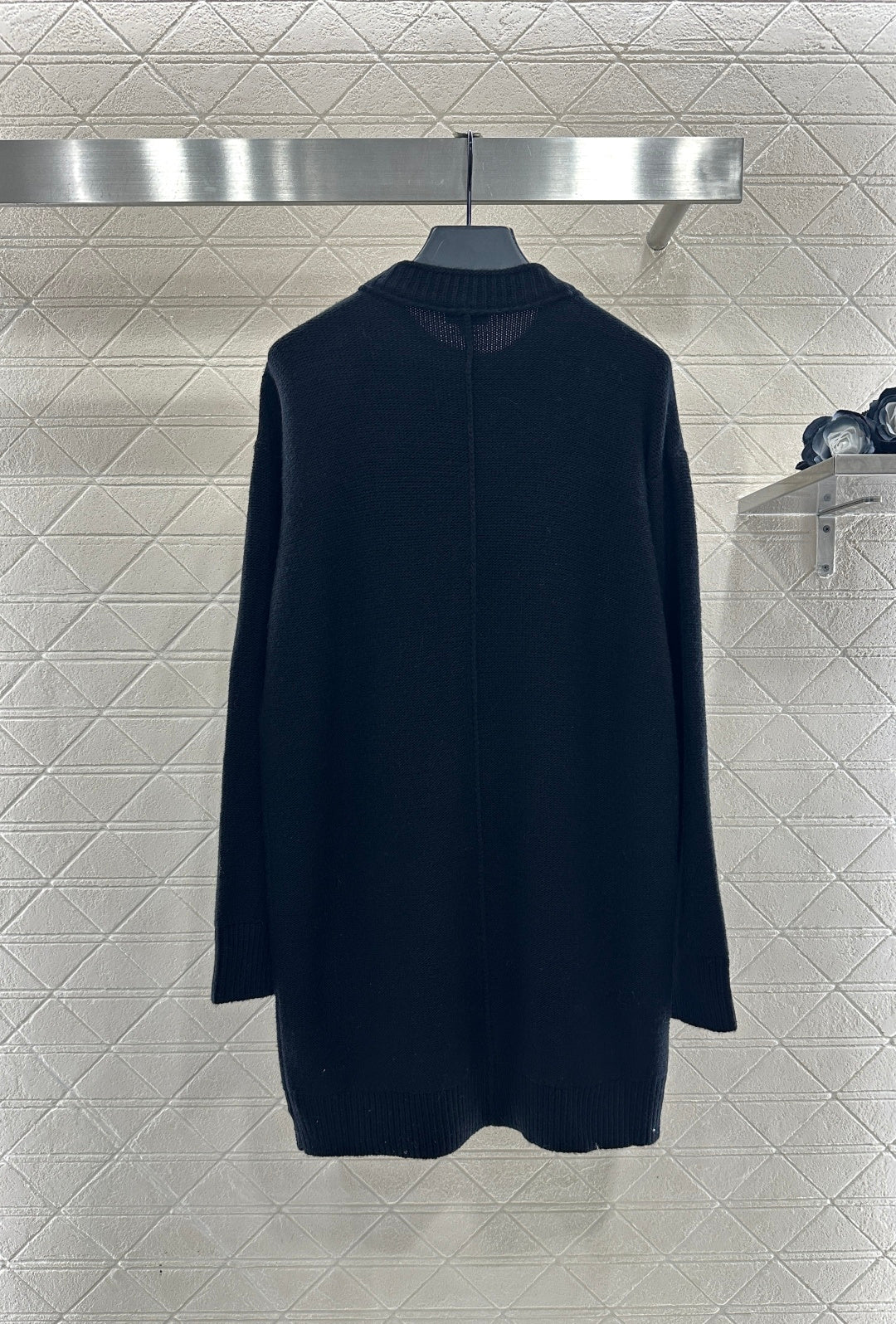 3D Camellia Knitted Dress