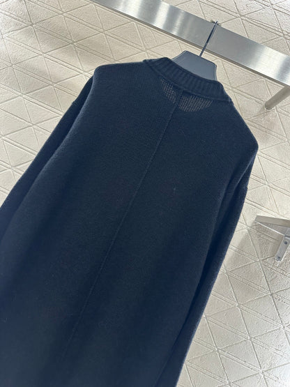 3D Camellia Knitted Dress