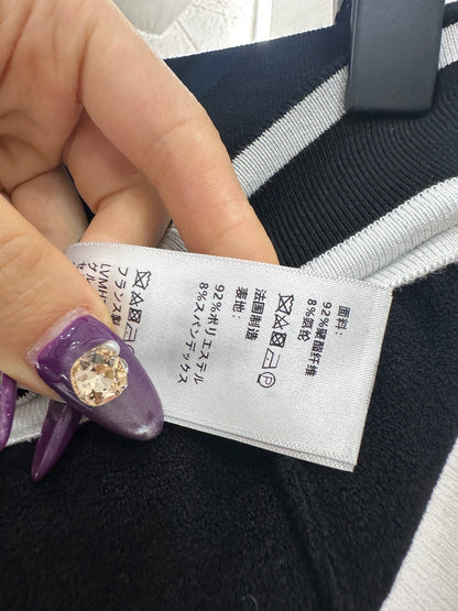 Color blocking drawstring straight leg pants