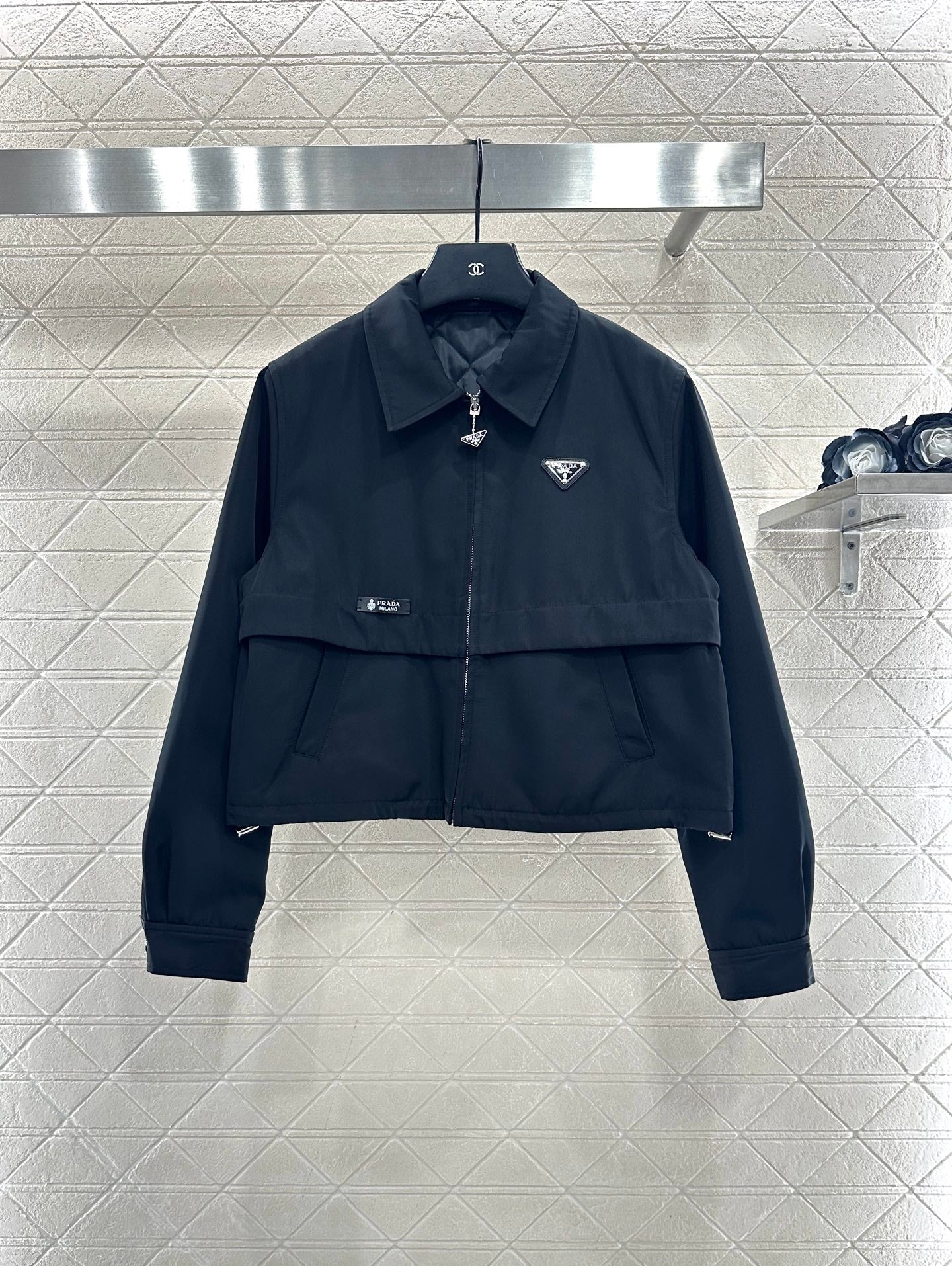 Cotton jacket umbrella shaped skirt set